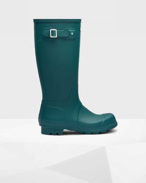 Galochas Hunter Original Masculino Turquesa | 399152727