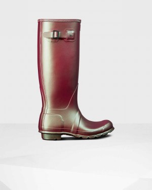 Galochas Hunter Original Nebula Tall Feminino Rosa | 437773818
