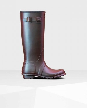 Galochas Hunter Original Nebula Tall Feminino Azuis | 907086641