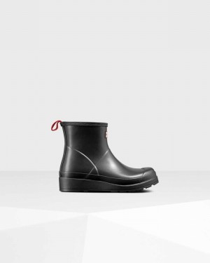 Galochas Hunter Original Play Short Pearlized Mid-Calf Feminino Pretas | 78653948