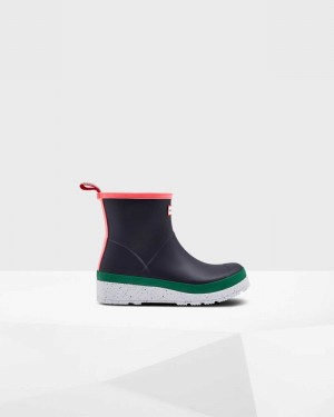Galochas Hunter Original Play Short Speckle Mid-Calf Feminino Pretas | 428636534