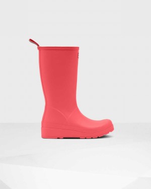 Galochas Hunter Original Play Tall Mid-Calf Feminino Rosa | 11665042