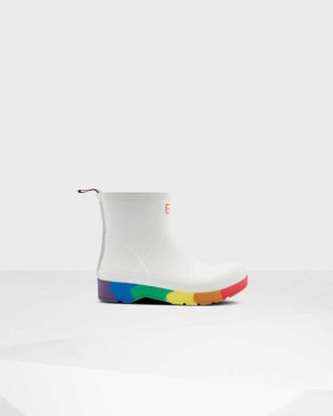 Galochas Hunter Original Pride Play Heeled Masculino Branco | 839626686