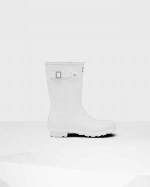 Galochas Hunter Original Short Mid-Calf Feminino Branco | 400955459