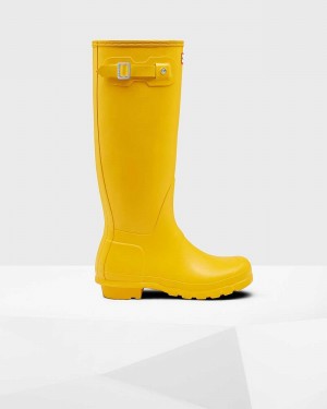 Galochas Hunter Original Tall Feminino Amarelas | 515361946