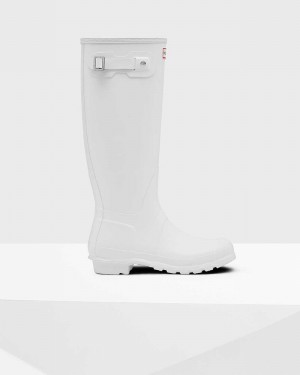 Galochas Hunter Original Tall Feminino Branco | 162200295