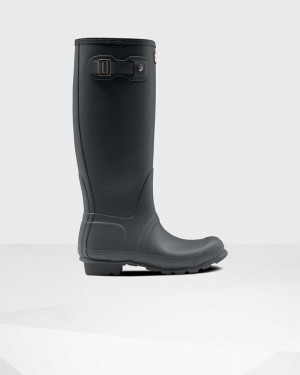 Galochas Hunter Original Tall Feminino Cinzentas | 920236650