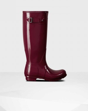 Galochas Hunter Original Tall Feminino Vermelhas | 102948603