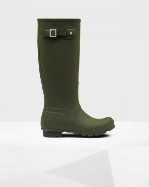 Galochas Hunter Original Tall Feminino Verde Oliva | 218989544