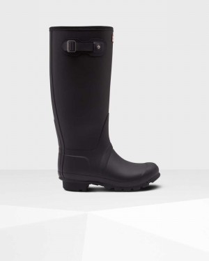 Galochas Hunter Original Tall Insulated Wide Leg Feminino Pretas | 729680494