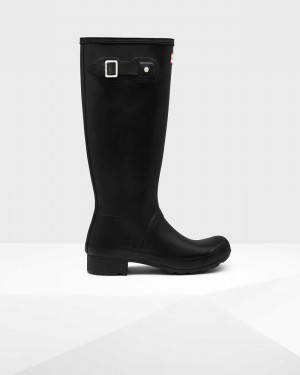 Galochas Hunter Original Tour Foldable Tall Feminino Pretas | 662436041