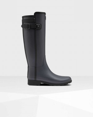 Galochas Hunter Refined Slim Fit Contrast Tall Feminino Cinzentas | 651587303