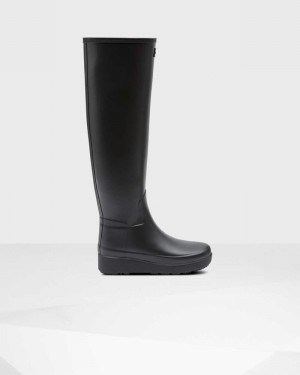 Galochas Hunter Refined Slim Fit Creeper Knee-High Feminino Pretas | 361492642