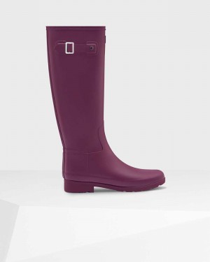 Galochas Hunter Refined Slim Fit Tall Feminino Roxo | 305952721