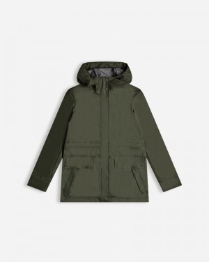 Jaquetas De Chuva Hunter Lightweight Waterproof Feminino Verde Oliva | 708826671