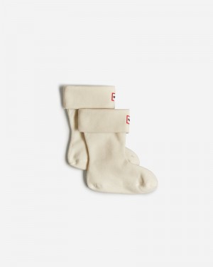 Meias Hunter Recycled Fleece Cuff Boot Criança Branco | 390245476