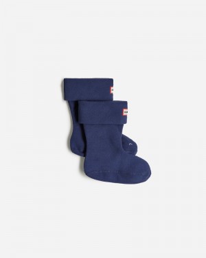 Meias Hunter Recycled Fleece Cuff Boot Criança Azuis | 639197562