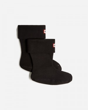 Meias Hunter Recycled Fleece Cuff Short Boot Feminino Pretas | 317843729