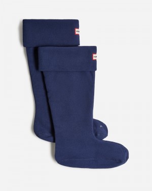 Meias Hunter Recycled Fleece Cuff Tall Boot Feminino Azul Marinho | 99270250