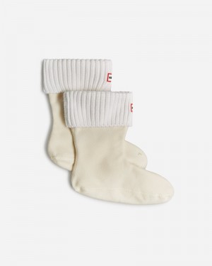 Meias Hunter Recycled Half Cardigan Cuff Short Boot Feminino Branco | 861691865