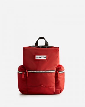Mochilas Hunter Nylon Mini Topclip Masculino Vermelhas | 759901846