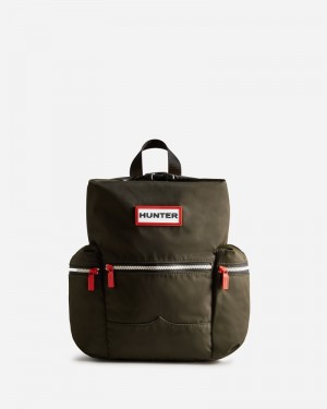 Mochilas Hunter Nylon Mini Topclip Masculino Verde Oliva | 700097915