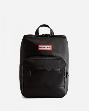 Mochilas Hunter Nylon Pioneer Large Topclip Masculino Pretas | 670774329