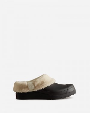 Tamancos Hunter Play Shearling Insulated Feminino Pretas | 604722476