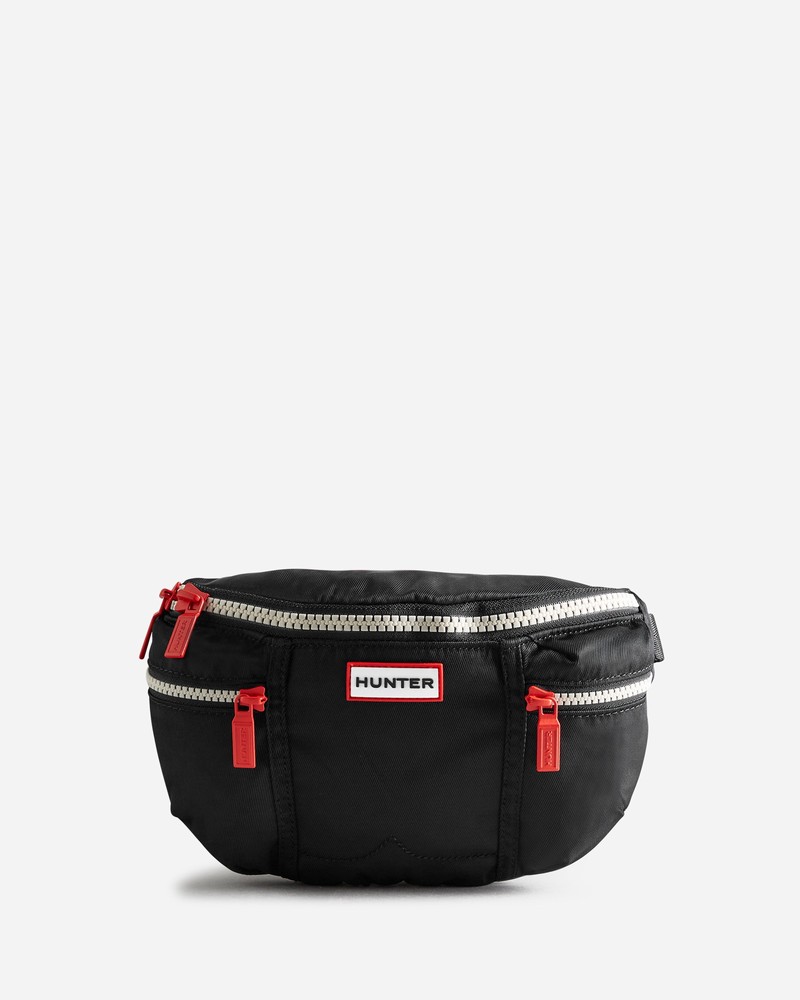 Bolsa Cintura Hunter Nylon Masculino Pretas | 803552775