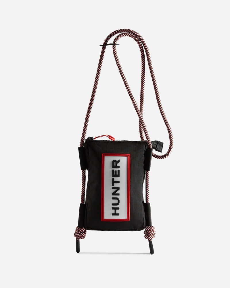 Bolsa Para Celular Hunter Travel Ripstop Recycled Nylon Feminino Pretas | 845110940