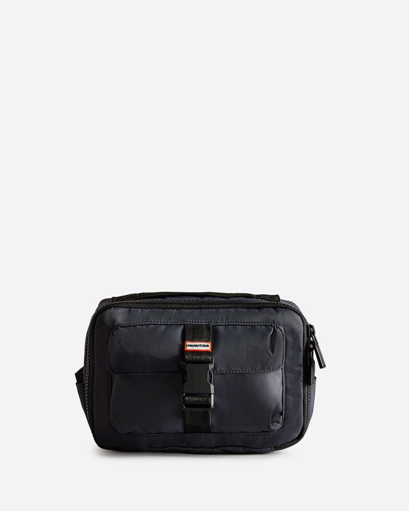 Bolsas Crossbody Hunter Nylon Three-Way Top Clip Feminino Pretas | 644729405