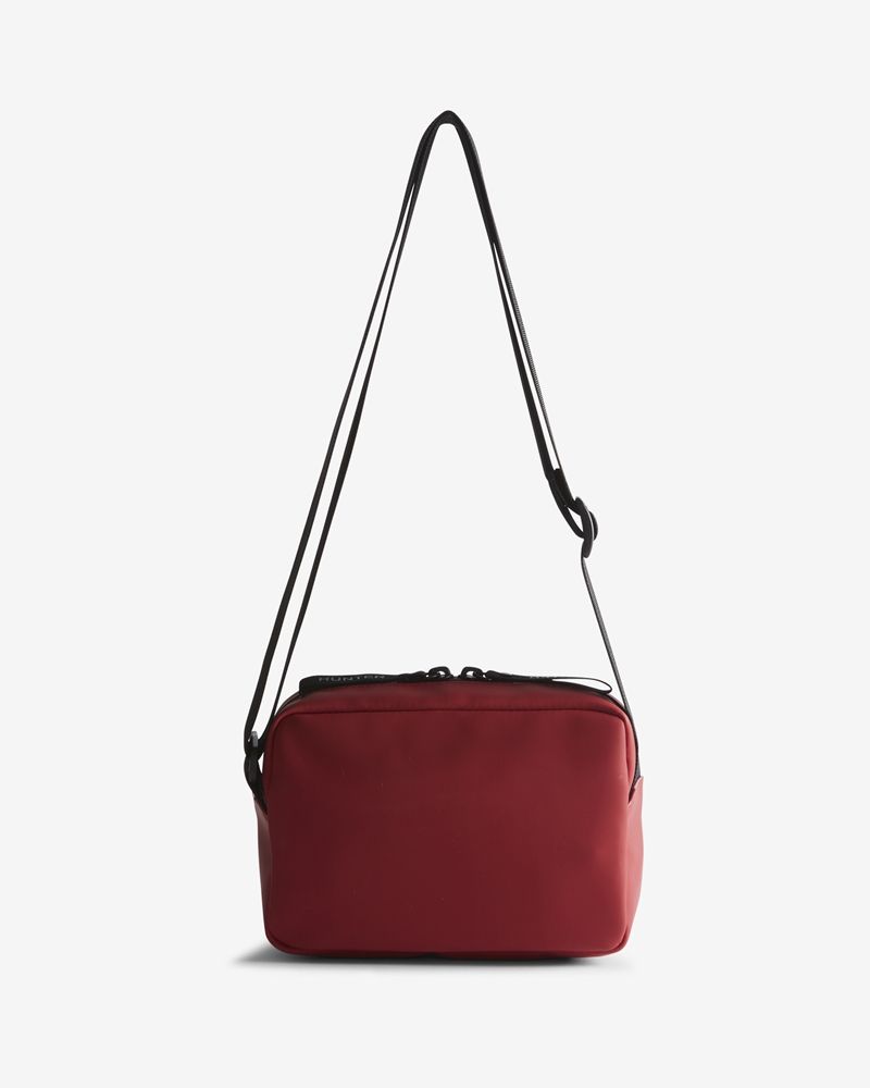 Bolsas Crossbody Hunter Rubberised Mini Feminino Vermelhas | 104493486