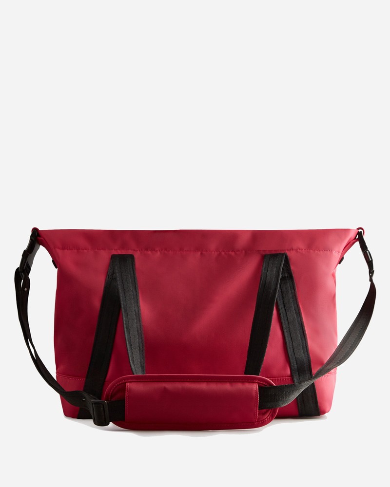 Bolsas Tote Hunter Nylon Midi Topclip Feminino Vermelhas | 694743969