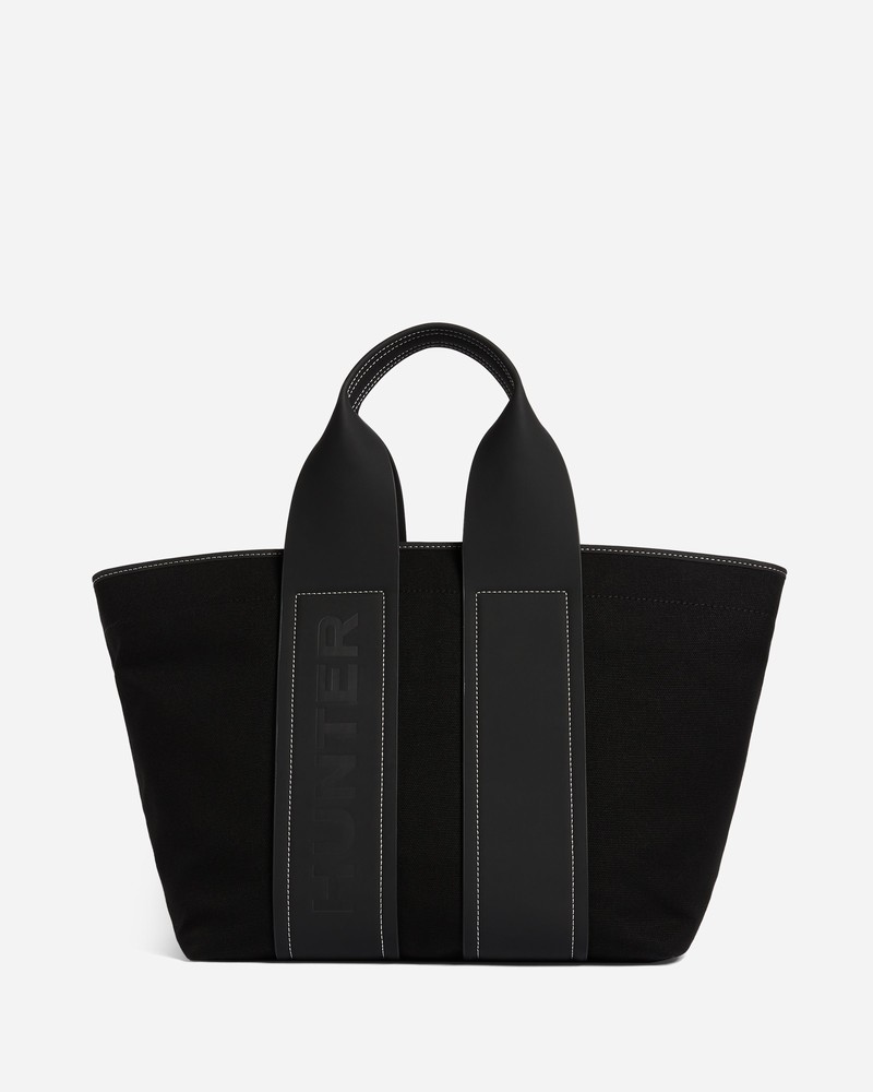 Bolsas Tote Hunter Refined Stitch Canvas Feminino Pretas | 217023562