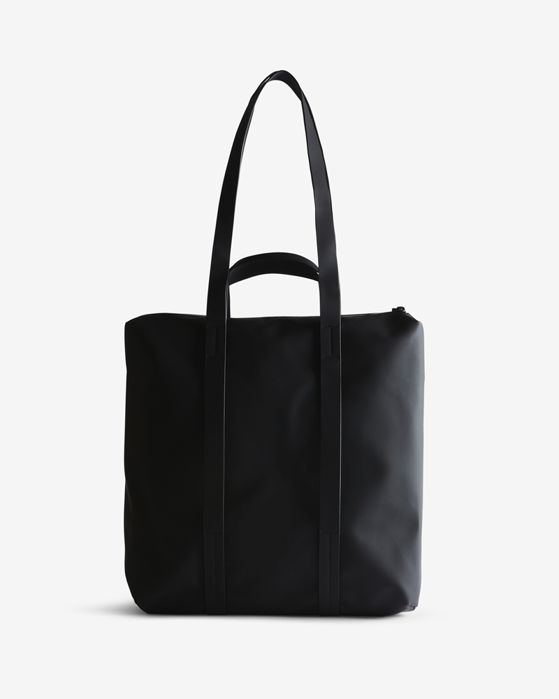 Bolsas Tote Hunter Rubberised Large Feminino Pretas | 762532117