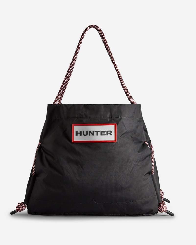 Bolsas Tote Hunter Travel Ripstop Recycled Nylon Beach Bag Feminino Pretas | 345804513