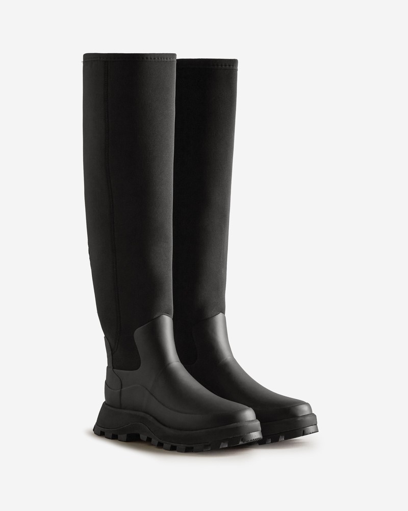 Botas Altas Hunter City Explorer Neoprene Feminino Pretas | 781864182