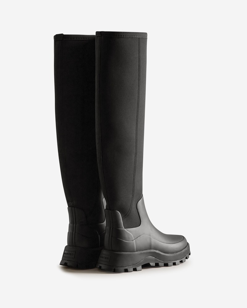 Botas Altas Hunter City Explorer Neoprene Feminino Pretas | 781864182