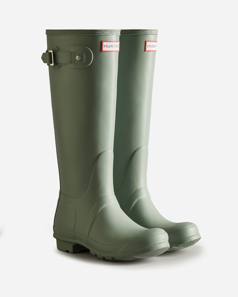 Botas Altas Hunter Original Feminino Verdes | 598429790