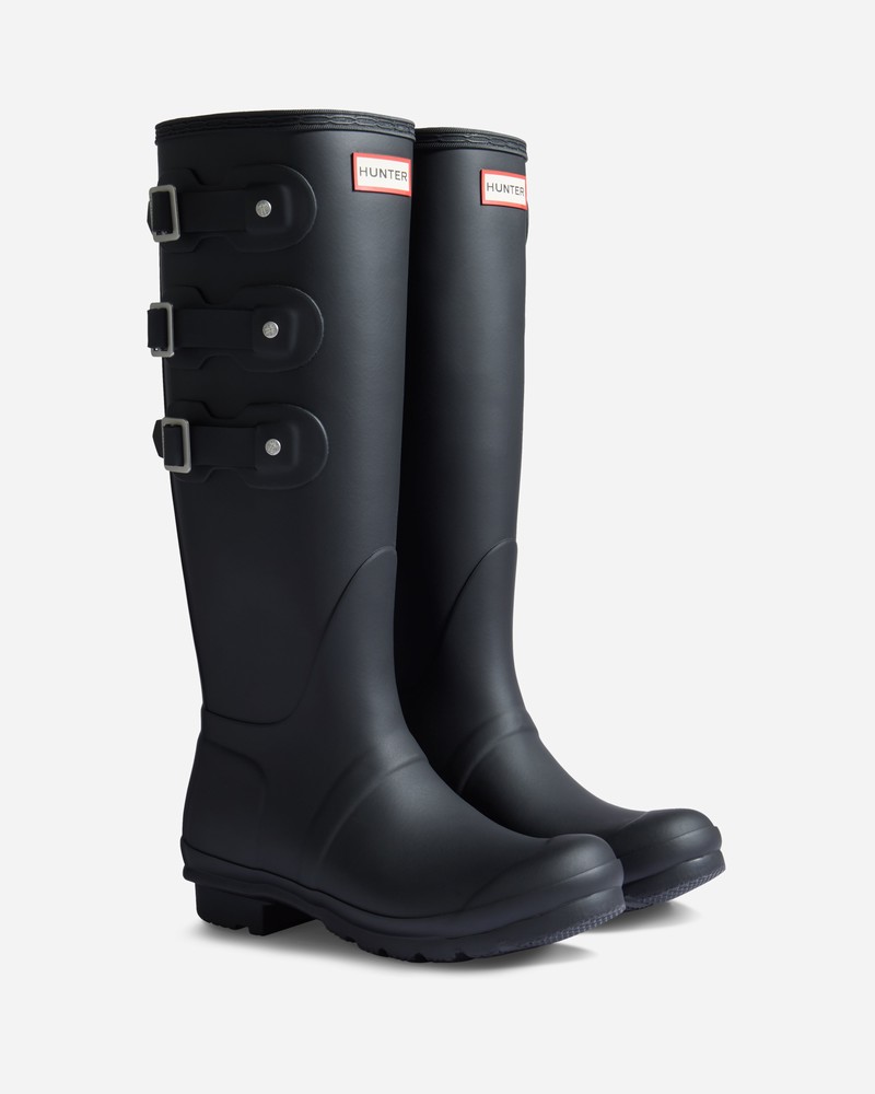 Botas Altas Hunter Original Multi Buckle Feminino Azul Marinho | 571894637