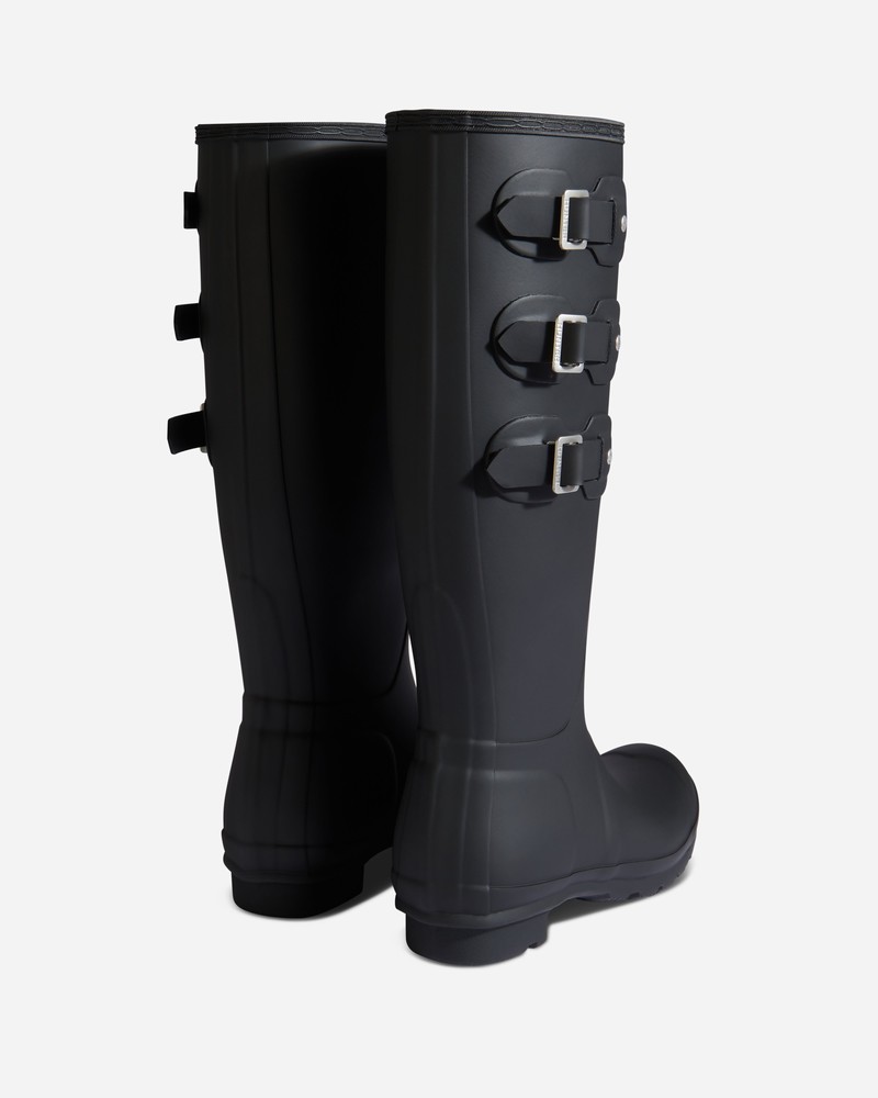 Botas Altas Hunter Original Multi Buckle Feminino Azul Marinho | 571894637
