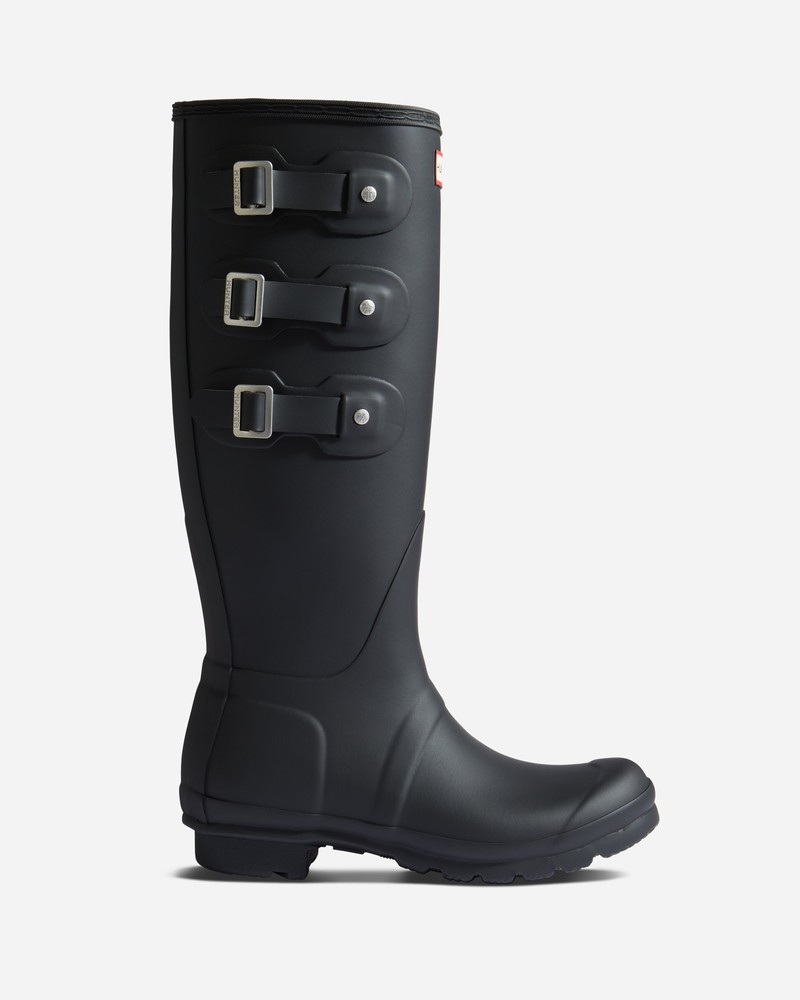 Botas Altas Hunter Original Multi Buckle Feminino Azul Marinho | 571894637
