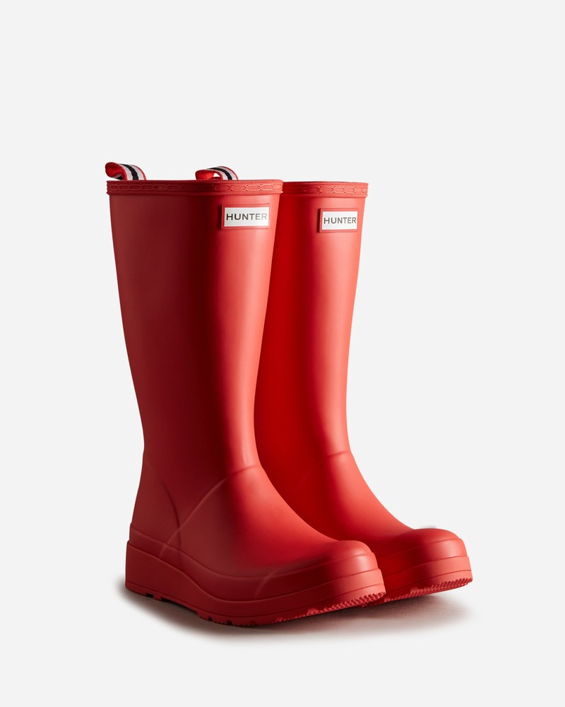 Botas Altas Hunter Play Feminino Vermelhas | 336354909