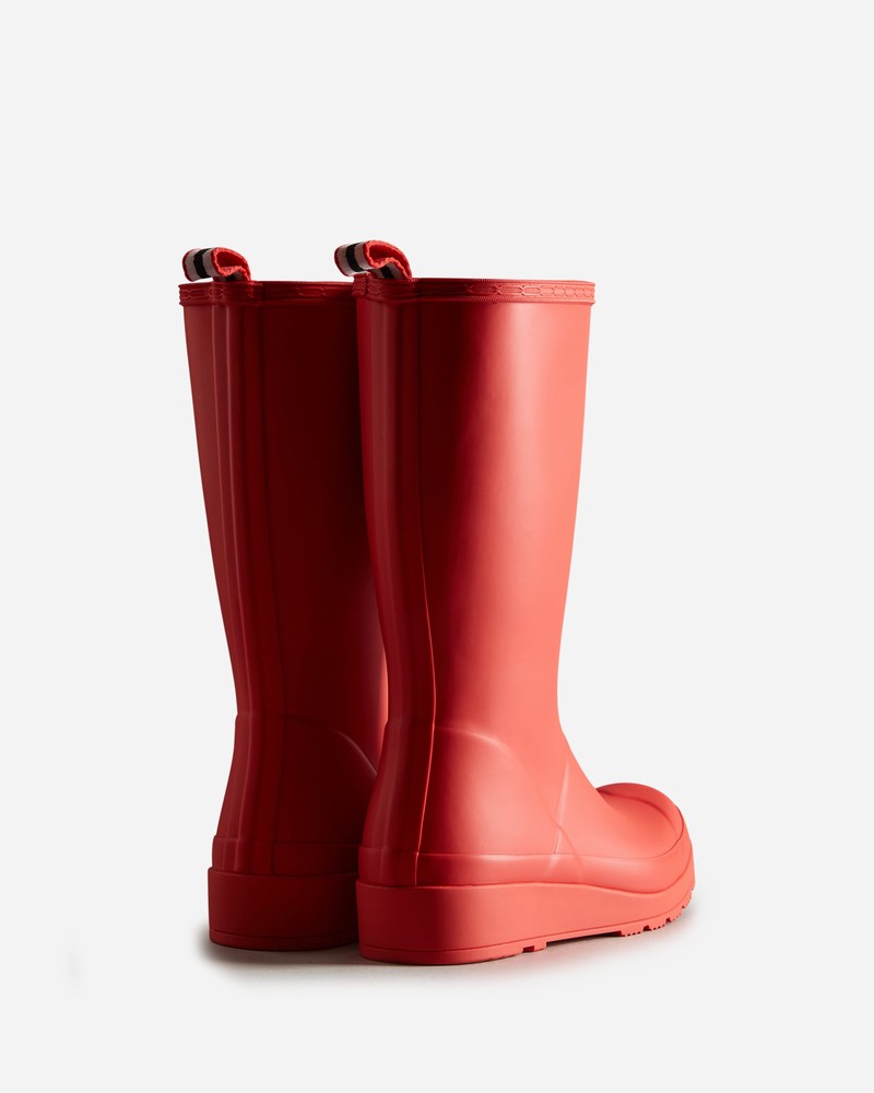 Botas Altas Hunter Play Feminino Vermelhas | 336354909