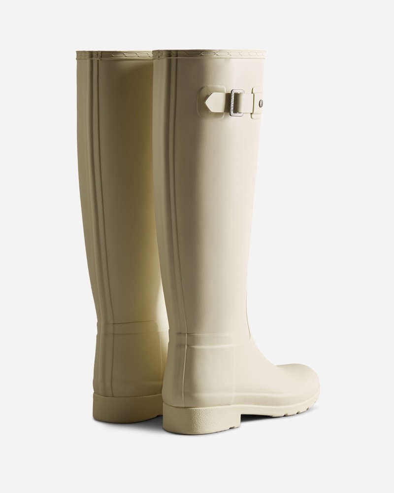 Botas Altas Hunter Refined Feminino Bege | 145619553