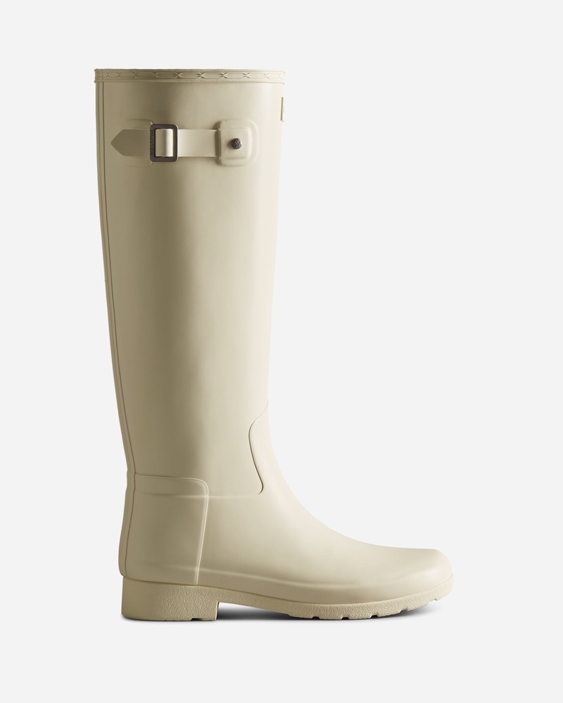 Botas Altas Hunter Refined Feminino Bege | 145619553