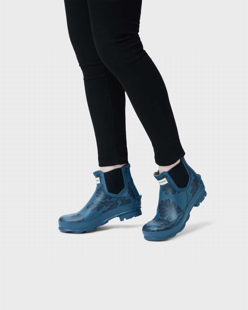 Botas Chelsea Hunter National Trust Norris Field Technical Feminino Azuis | 945934379