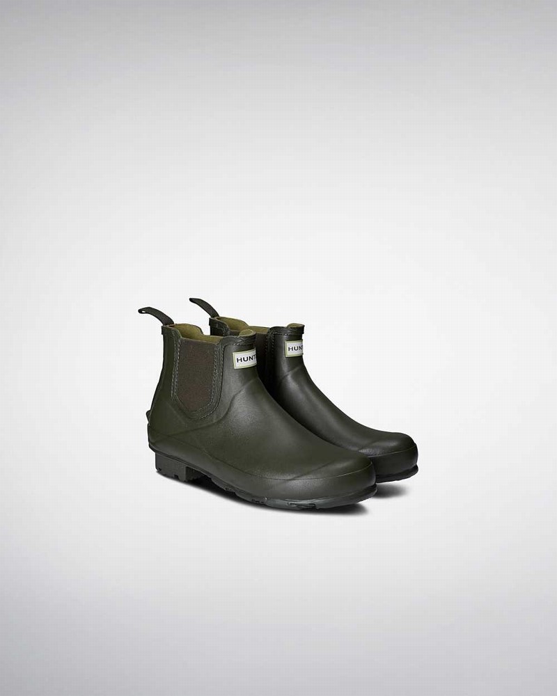 Botas Chelsea Hunter Norris Field Masculino Verde Oliva | 494198547