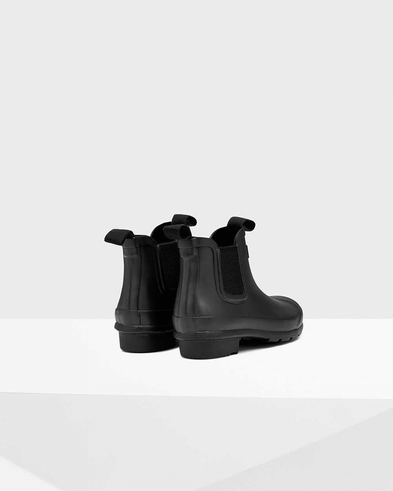 Botas Chelsea Hunter Original Big Criança Pretas | 250715321