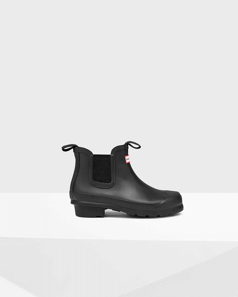 Botas Chelsea Hunter Original Big Criança Pretas | 250715321